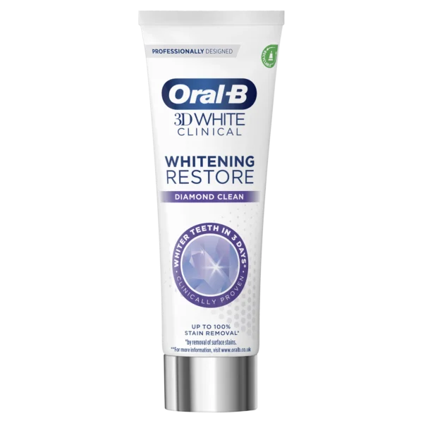 خمیردندان اورال بی Oral-B 3D White Clinical