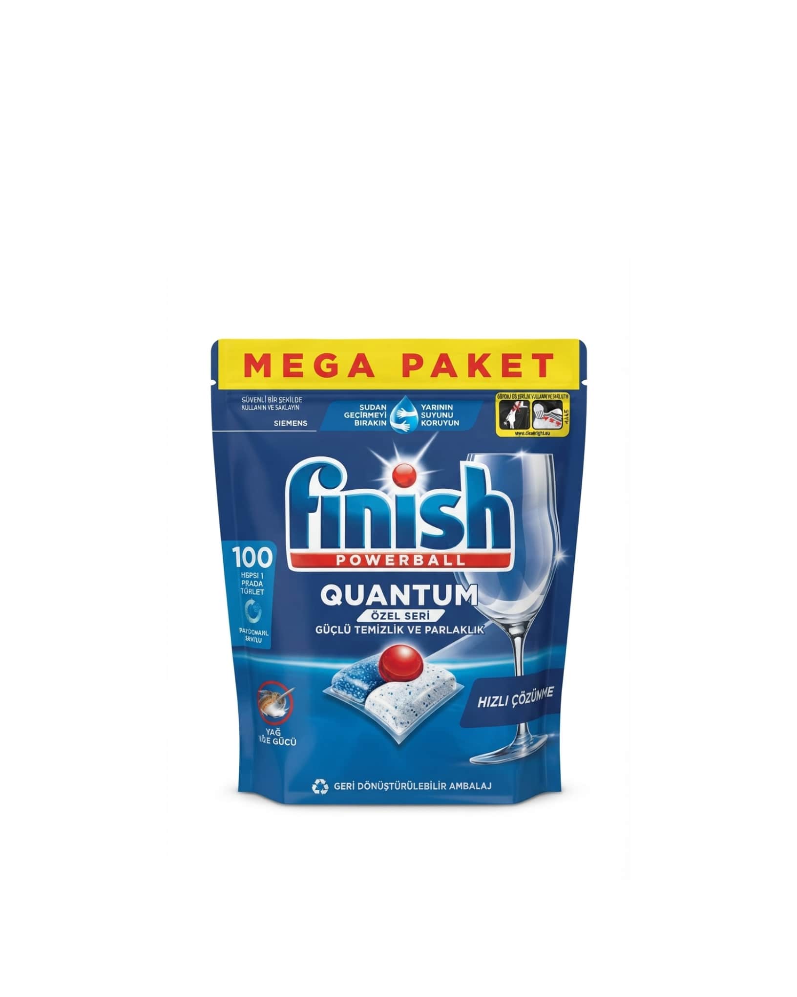 قرص ماشین ظرفشویی فینیش کوانتوم ۱۰۰ عددی مگا پک Finish Quantum